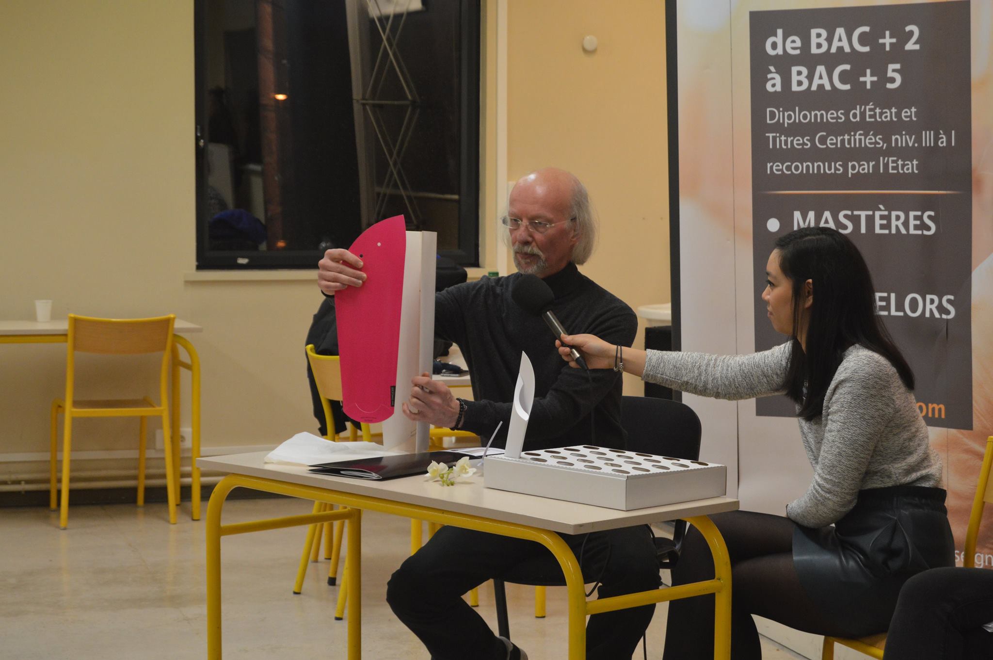 Des événements sur mesure pour un POP-UP EVENT sur le thème du DESIGN à ESUPCOM Lille