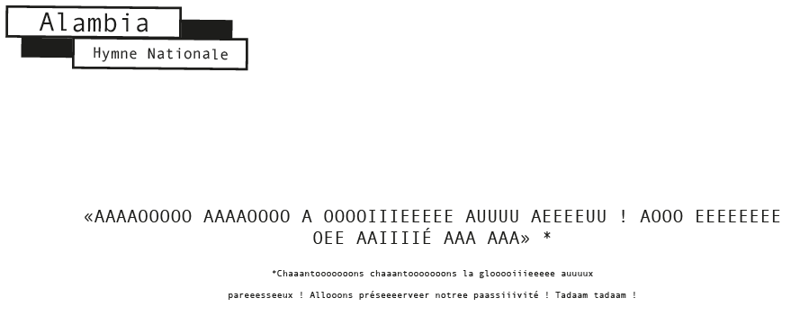 ALAMBIA Hymne