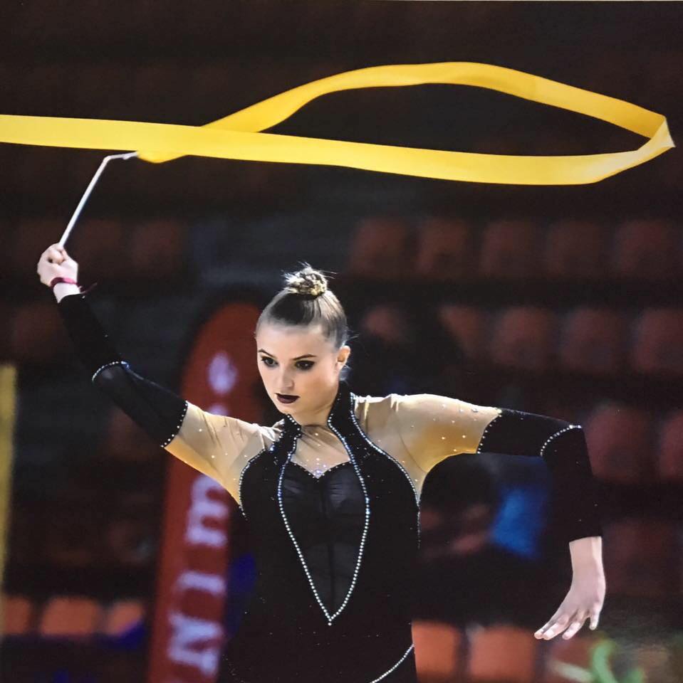 Philomène CALLET, élève et Vice championne de France en Gymnastique Rythmique